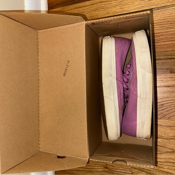 Vans Authentics Lilac Purple Sneakers - Picture 5 of 5